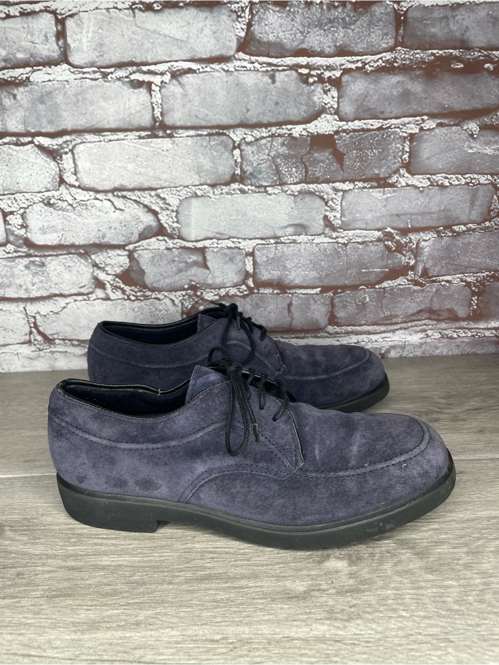Hush Puppies Nineteen Fifty Eight blue Oxfords Lace shoes women sz 8.5M US/39EU